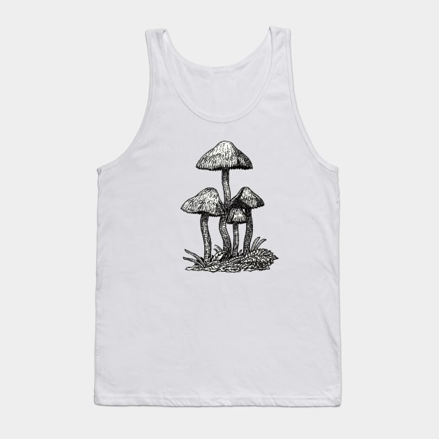 Wild mushrooms Tank Top by Bioshart